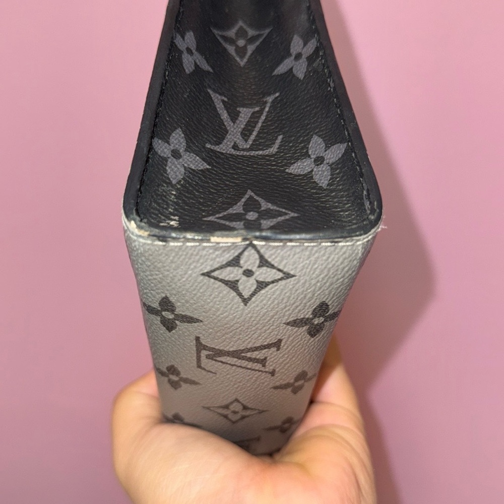 Louis Vuitton Monogram Clutch/Pouch - Black and Gray - Picture 3 of 8